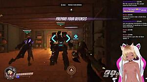 Vtuber Lewdneko Plays Overwatch and Gets Spanked Hard Part 2!