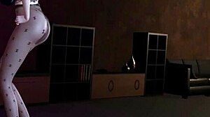 Why’s this 3D Asian milf teasing that huge cock?