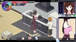 I’m banging his wife on the balcony, she sucks me off in front of him, part 3!