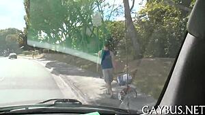 i watched two fellows sharing an intimate moment