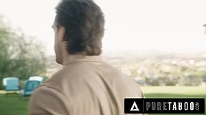 Pure Taboo! Delivery Guy Tricks Petite Penelope Woods for Virginity