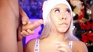 Valentina Submissive BBW Gags On Cock.