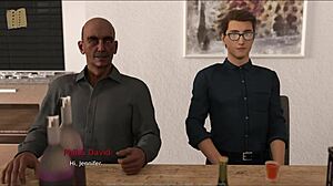 inside jennifer, feeling the intense emotions in this hentai game.