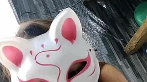 Tiny Asian cutie gives a blowjob and creates ASMR sounds