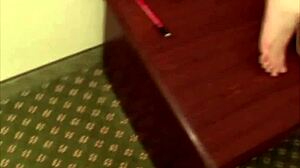 dagfs - shy girl bravely strips and teases with hairless solo play.