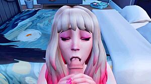 Does lustful futanari stepsister crave double penetration with her punk sister?