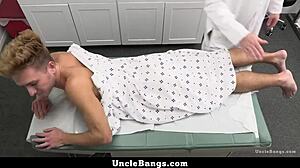 Hey, twink patient gets a thorough inspection from gay doctor