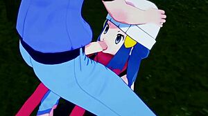 3D animated porn with Dawn Hikari and Gloria Yuuri having intense sex