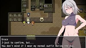 Grace Explores Labyrinth Town In Hentai Game Part 4