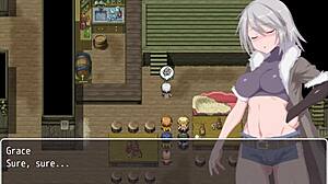 Grace Explores Labyrinth Town In Hentai Game Part 4