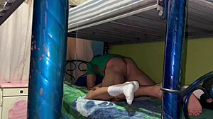 Mexican Bro Gets Anal Love After Gym Shower Peek