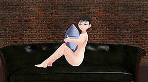 Leo Anime Girl Strips Naked In Gravure Shoot!