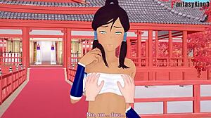 korra asks, 'want to see my perfect blowjob in avatar?' it's intense and full of hentai action!