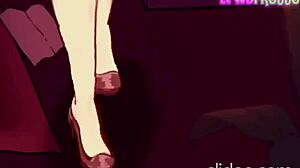 Hey, check out this femdom animation with big ass and cock