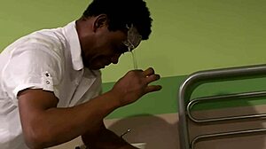 20 yo craves big black hammer, starts with hard hospital spanking.