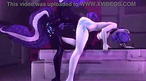Dive into dark 3D rare sex animation
