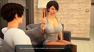 Milfy Teacher Sucks Dick and Swallows Cum in Milfy City