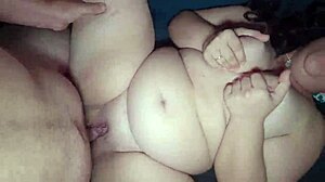 Hot wife gets fucked in missionary position with girth