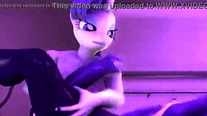 Dive into dark 3D rare sex animation