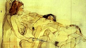 Vintage Cartoon Illustration From Antique Anime