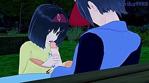 Iris and Erika go wild in Pokémon hentai sex