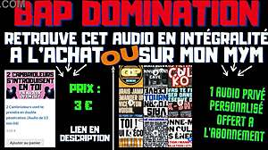 Two burglars dominate with double penetration in gay audio.