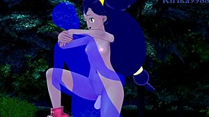 Iris and Erika go wild in Pokémon hentai sex