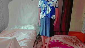 Sissy Crossdresser Rocks Sexy Dress with Big White Ass