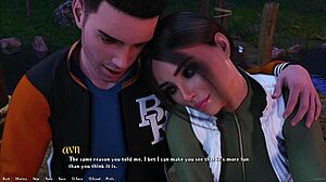 Hey, Jill's lake date turns steamy with big tits and cumshot action