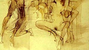 Vintage Cartoon Illustration From Antique Anime