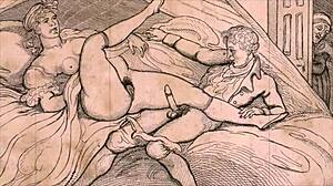 Vintage erotic drawings from two centuries ago