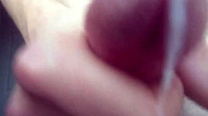 Twink Caught Masturbating to Gay Porn in Bath