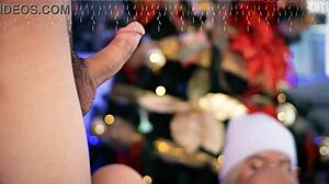 Horny Blonde Babe Sucks Boyfriend's Cock with Cute Face!