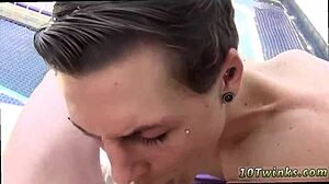 Man Twink Stars in Raw Gay Action