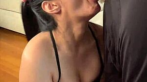 OMG She Swallows Every Drop Of Cum!