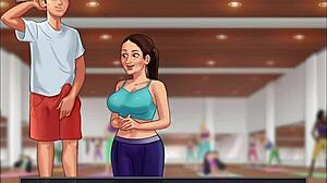 Check out summertime saga episode 138.