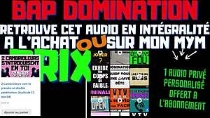 Two burglars dominate with double penetration in gay audio.