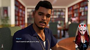 Sexy college student in white stockings shines