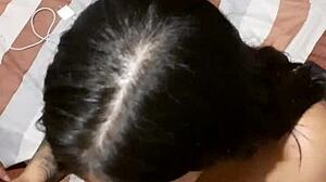 Colombian slut begs Peruvian neighbor for anal creampie fuck.