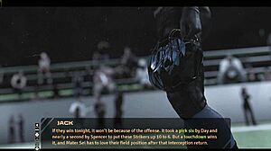 Move the chains: football match with big tits