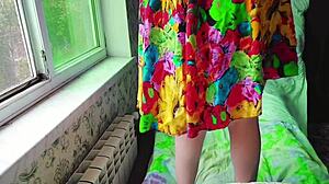 Sissy Crossdresser Rocks Sexy Dress with Big White Ass