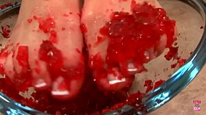 lucky guy gets blowjob from babe!