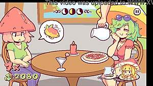 3D animated game with big-boobed futanari and monster cock