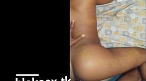 African Girl Bent Over For Intense Doggystyle Fucking