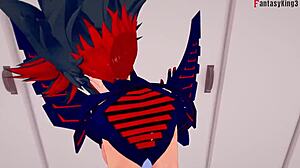 Ryuko Matoi Drills Hard in Free POV Killlakill Fantasy Action
