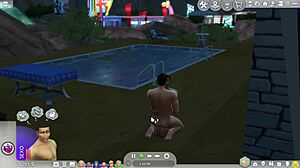 hey, el sim hetero sucumbe a la tentacion