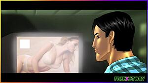 Savita Bhabhi's first sexual experience in 3D animation