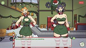 Claus Secret Surprise in Xmas Hentai Game Ep 2 at Sextoy Factory