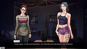 Wow! Nerdy Slut With Big Nipples Tackles Hardcore Cock!