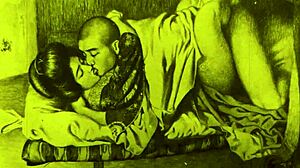 Vintage Retro Cartoon Anime Antique Comic Hentai Drawings